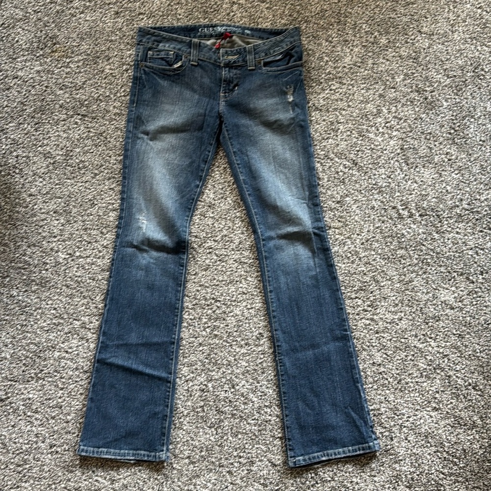 Vintage Guess Daredevil boot cut jeans.  Size 29